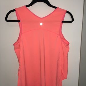 Lululemon neon running tank